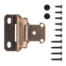 Door Hinge Semi-Concealed 1/2 Inch Overlay Face Frame Part Wrap Self-Close (2 Hinges/Per Pack) - Hickory Hardware Load image into Gallery viewer, Door Hinge Semi-Concealed 1/2 Inch Overlay Face Frame Part Wrap Self-Close (2 Hinges/Per Pack) - Hickory Hardware