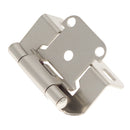 Door Hinge Semi-Concealed 1/2 Inch Overlay Face Frame Part Wrap Self-Close (2 Hinges/Per Pack) - Hickory Hardware Load image into Gallery viewer, Door Hinge Semi-Concealed 1/2 Inch Overlay Face Frame Part Wrap Self-Close (2 Hinges/Per Pack) - Hickory Hardware