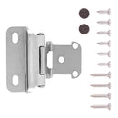 Door Hinge Semi-Concealed 1/2 Inch Overlay Face Frame Part Wrap Self-Close (2 Hinges/Per Pack) - Hickory Hardware Load image into Gallery viewer, Door Hinge Semi-Concealed 1/2 Inch Overlay Face Frame Part Wrap Self-Close (2 Hinges/Per Pack) - Hickory Hardware