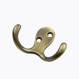Utility Hook Double 5/8 Inch Center to Center - Hickory Hardware Utility Hook Double 5/8 Inch Center to Center - Hickory Hardware