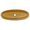 Backplate Knob 3 Inch X 1-1/8 Inch Oval - Hickory Hardware - Manor House Collection Load image into Gallery viewer, Backplate Knob 3 Inch X 1-1/8 Inch Oval - Hickory Hardware - Manor House Collection