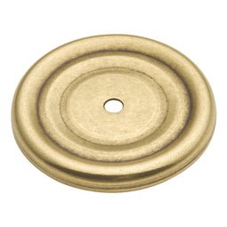 Backplate Knob 1-7/8 Inch Diameter - Hickory Hardware - Manor House Collection Backplate Knob 1-7/8 Inch Diameter - Hickory Hardware - Manor House Collection