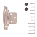 Hinge Flush Surface Face Frame Self-Close (2 Hinges/Per Pack) - Hickory Hardware Load image into Gallery viewer, Hinge Flush Surface Face Frame Self-Close (2 Hinges/Per Pack) - Hickory Hardware