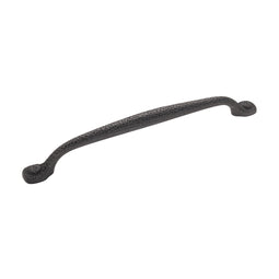 Black Cabinet Pull - 8-13/16 Inch (224mm) Center to Center - Hickory Hardware Black Cabinet Pull - 8-13/16 Inch (224mm) Center to Center - Hickory Hardware