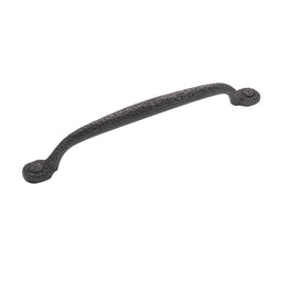Black Cabinet Pull - 7-9/16 Inch (192mm) Center to Center - Hickory Hardware Black Cabinet Pull - 7-9/16 Inch (192mm) Center to Center - Hickory Hardware
