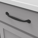 Black Cabinet Pull - 6-5/16 Inch (160mm) Center to Center - Hickory Hardware Load image into Gallery viewer, Black Cabinet Pull - 6-5/16 Inch (160mm) Center to Center - Hickory Hardware