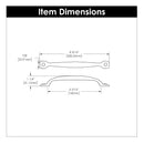 Black Cabinet Pull - 6-5/16 Inch (160mm) Center to Center - Hickory Hardware Load image into Gallery viewer, Black Cabinet Pull - 6-5/16 Inch (160mm) Center to Center - Hickory Hardware