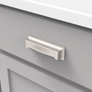 Cup Cabinet Pulls 3 Inch & 3-3/4 Inch (96mm) Center to Center - Hickory Hardware - Studio Collection Load image into Gallery viewer, Cup Cabinet Pulls 3 Inch & 3-3/4 Inch (96mm) Center to Center - Hickory Hardware - Studio Collection