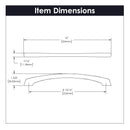 Cabinet Pull 8-13/16 Inch (224mm) Center to Center - Greenwich Collection Load image into Gallery viewer, Cabinet Pull 8-13/16 Inch (224mm) Center to Center - Greenwich Collection
