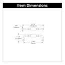 Cabinet Pull 3-3/4 Inch (96mm) Center to Center - Williamsburg Collection Load image into Gallery viewer, Cabinet Pull 3-3/4 Inch (96mm) Center to Center - Williamsburg Collection