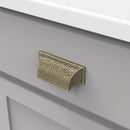 Cup Cabinet Pulls 3-3/4 Inch (96mm) Center to Center - Hickory Hardware - Mountain Lodge Collection Load image into Gallery viewer, Cup Cabinet Pulls 3-3/4 Inch (96mm) Center to Center - Hickory Hardware - Mountain Lodge Collection