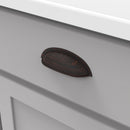 Cup Handles for Cabinets 3 Inch Center to Center - Hickory Hardware - Cottage Collection - Load image into Gallery viewer, Cup Handles for Cabinets 3 Inch Center to Center - Hickory Hardware - Cottage Collection -