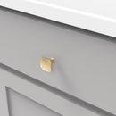 Door Knob 1-3/16 Inch Square - Bridges Collection Load image into Gallery viewer, Door Knob 1-3/16 Inch Square - Bridges Collection