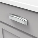 Cup Pull 3 Inch, 3-3/4 Inch (96mm) & 5-1/16 Inch (128mm) Center to Center - Hickory Hardware - Bridges Collection - Load image into Gallery viewer, Cup Pull 3 Inch, 3-3/4 Inch (96mm) & 5-1/16 Inch (128mm) Center to Center - Hickory Hardware - Bridges Collection -