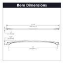 Cabinet Pull 18 Inch Center to Center - Greenwich Collection Load image into Gallery viewer, Cabinet Pull 18 Inch Center to Center - Greenwich Collection