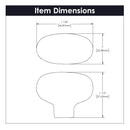 Drawer Knob 1-7/8 Inch x 1 Inch in Black Iron - Carbonite Collection Load image into Gallery viewer, Drawer Knob 1-7/8 Inch x 1 Inch in Black Iron - Carbonite Collection