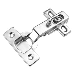 Hinge Concealed Full Overlay Frameless Self-Close in Polished Nickel - Hickory Hardware Hinge Concealed Full Overlay Frameless Self-Close in Polished Nickel - Hickory Hardware