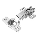 Concealed Hinge Full Overlay Frameless Self-Close in Polished Nickel - Hickory Hardware Load image into Gallery viewer, Concealed Hinge Full Overlay Frameless Self-Close in Polished Nickel - Hickory Hardware