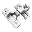 Hinge Concealed 1/2 Inch Overlay Face Frame Self-Close in Polished Nickel - Hickory Hardware Load image into Gallery viewer, Hinge Concealed 1/2 Inch Overlay Face Frame Self-Close in Polished Nickel - Hickory Hardware