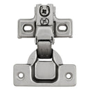Hinge Concealed 1/2 Inch Overlay Face Frame Self-Close in Polished Nickel - Hickory Hardware Load image into Gallery viewer, Hinge Concealed 1/2 Inch Overlay Face Frame Self-Close in Polished Nickel - Hickory Hardware
