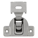 Concealed Hinge 1/2 Inch Overlay Face Frame Self-Close in Polished Nickel - Hickory Hardware Load image into Gallery viewer, Concealed Hinge 1/2 Inch Overlay Face Frame Self-Close in Polished Nickel - Hickory Hardware