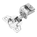 Hinge Concealed 1-1/4 Inch Overlay Face Frame Self-Close in Polished Nickel - Hickory Hardware Load image into Gallery viewer, Hinge Concealed 1-1/4 Inch Overlay Face Frame Self-Close in Polished Nickel - Hickory Hardware