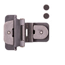 Demountable Hinge Double 3/8 Inch Inset 1/4 Inch Overlay (2 Hinges/Per Pack) - Hickory Hardware Load image into Gallery viewer, Demountable Hinge Double 3/8 Inch Inset 1/4 Inch Overlay (2 Hinges/Per Pack) - Hickory Hardware