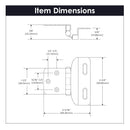 Semi Concealed Cabinet Hinges 1/2 Inch Overlay Face Frame Full Wrap Self-Close (2 Hinges/Per Pack) - Hickory Hardware Load image into Gallery viewer, Semi Concealed Cabinet Hinges 1/2 Inch Overlay Face Frame Full Wrap Self-Close (2 Hinges/Per Pack) - Hickory Hardware