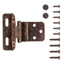 Self Closing Hinge Semi-Concealed 3/8 Inch Inset 1/4 Inch Overlay Face Frame Part Wrap Self-Close (2 Hinges/Per Pack) - Hickory Hardware Load image into Gallery viewer, Self Closing Hinge Semi-Concealed 3/8 Inch Inset 1/4 Inch Overlay Face Frame Part Wrap Self-Close (2 Hinges/Per Pack) - Hickory Hardware