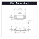 Strong Magnetic Door Catch 1-7/16 Inch Center to Center - Hickory Hardware Load image into Gallery viewer, Strong Magnetic Door Catch 1-7/16 Inch Center to Center - Hickory Hardware