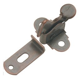 Closet Door Catch 11/16 Inch Center to Center in Statuary Bronze - Hickory Hardware Closet Door Catch 11/16 Inch Center to Center in Statuary Bronze - Hickory Hardware