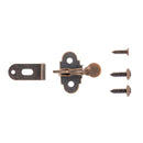 Closet Door Catch 11/16 Inch Center to Center in Statuary Bronze - Hickory Hardware Load image into Gallery viewer, Closet Door Catch 11/16 Inch Center to Center in Statuary Bronze - Hickory Hardware