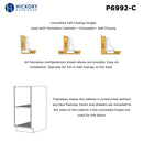 Concealed Hinges Variable Overlay/Inset Frameless Easy On in Cadmium- Hickory Hardware Load image into Gallery viewer, Concealed Hinges Variable Overlay/Inset Frameless Easy On in Cadmium- Hickory Hardware