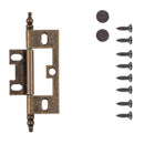 Surface Mount Face Frame Hinge Self Mortise (2 Hinges/Per Pack) - Hickory Hardware Load image into Gallery viewer, Surface Mount Face Frame Hinge Self Mortise (2 Hinges/Per Pack) - Hickory Hardware