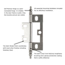 Surface Mount Face Frame Hinge Self Mortise (2 Hinges/Per Pack) - Hickory Hardware Load image into Gallery viewer, Surface Mount Face Frame Hinge Self Mortise (2 Hinges/Per Pack) - Hickory Hardware