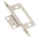 Hinge Surface Face Mount Self Mortise (2 Hinges/Per Pair) - Hickory Hardware Load image into Gallery viewer, Hinge Surface Face Mount Self Mortise (2 Hinges/Per Pair) - Hickory Hardware