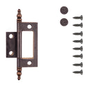 Hinge Surface Face Mount Self Mortise (2 Hinges/Per Pair) - Hickory Hardware Load image into Gallery viewer, Hinge Surface Face Mount Self Mortise (2 Hinges/Per Pair) - Hickory Hardware