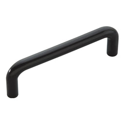 Cabinet Pull 3-3/4 Inch (96mm) Center to Center in Black - Wire Pulls Collection Cabinet Pull 3-3/4 Inch (96mm) Center to Center in Black - Wire Pulls Collection