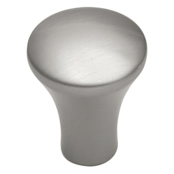 Cabinet Knob 1 Inch Diameter in Satin Nickel - Metropolis Collection Cabinet Knob 1 Inch Diameter in Satin Nickel - Metropolis Collection