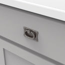 Ring Pull 1-1/8 Inch Center to Center in Black Mist Antique  - Old Mission Collection Load image into Gallery viewer, Ring Pull 1-1/8 Inch Center to Center in Black Mist Antique  - Old Mission Collection