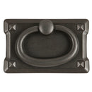 Ring Pull 1-1/8 Inch Center to Center in Black Mist Antique  - Old Mission Collection Load image into Gallery viewer, Ring Pull 1-1/8 Inch Center to Center in Black Mist Antique  - Old Mission Collection