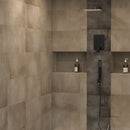 12 Inch Shower Head With Hand Held Combo - Brass Material Finish Load image into Gallery viewer, 12 Inch Shower Head With Hand Held Combo - Brass Material Finish