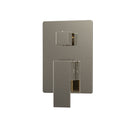 12 Inch Shower Head With Hand Held Combo - Brass Material Finish Load image into Gallery viewer, 12 Inch Shower Head With Hand Held Combo - Brass Material Finish