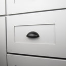 Heritage Designs Collection -  PULL, CUP, 3" Center to Center, (Pack of 10 Pulls) - Hickory Hardware|R077748 Load image into Gallery viewer, Heritage Designs Collection -  PULL, CUP, 3" Center to Center, (Pack of 10 Pulls) - Hickory Hardware|R077748