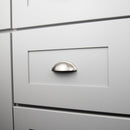 Heritage Designs Collection -  PULL, CUP, 3" Center to Center, (Pack of 10 Pulls) - Hickory Hardware|R077748 Load image into Gallery viewer, Heritage Designs Collection -  PULL, CUP, 3" Center to Center, (Pack of 10 Pulls) - Hickory Hardware|R077748