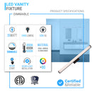 rectangle-shape-vanity-light-bar-led-fixture Load image into Gallery viewer, rectangle-shape-vanity-light-bar-led-fixture
