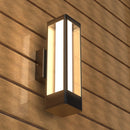 black-aluminum-led-outdoor-wall-cylinder-light Load image into Gallery viewer, black-aluminum-led-outdoor-wall-cylinder-light