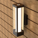 black-aluminum-led-outdoor-wall-cylinder-light Load image into Gallery viewer, black-aluminum-led-outdoor-wall-cylinder-light
