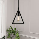 1-light-triangle-pendant-light Load image into Gallery viewer, 1-light-triangle-pendant-light