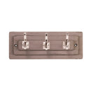 Hickory Hardware - Catania - 3 Double Prong Hook Rail 12 Inch Long Load image into Gallery viewer, Hickory Hardware - Catania - 3 Double Prong Hook Rail 12 Inch Long